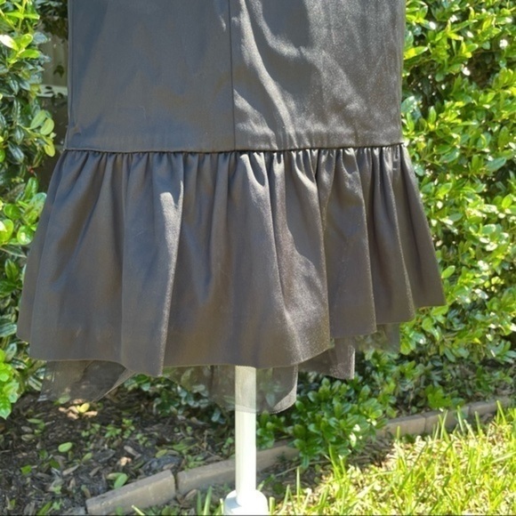 BCBG Black Strapless Cocktail Dress 4 - Picture 6 of 13